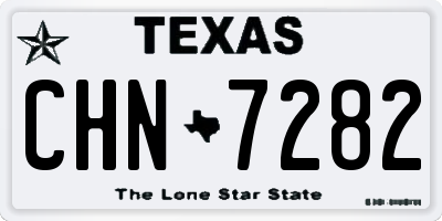 TX license plate CHN7282
