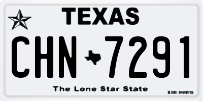 TX license plate CHN7291