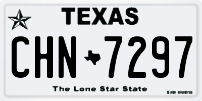 TX license plate CHN7297