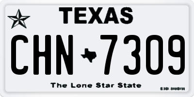 TX license plate CHN7309