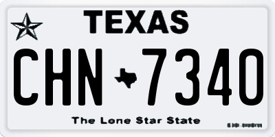 TX license plate CHN7340