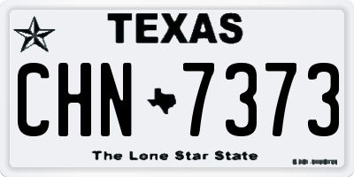 TX license plate CHN7373