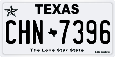 TX license plate CHN7396