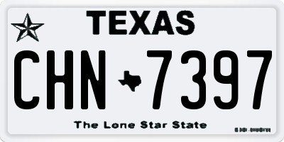 TX license plate CHN7397