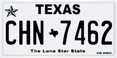 TX license plate CHN7462