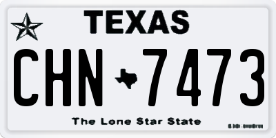 TX license plate CHN7473