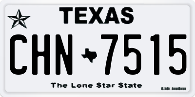 TX license plate CHN7515