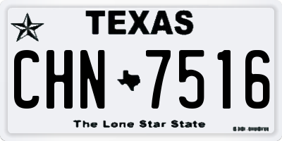 TX license plate CHN7516