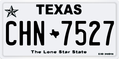 TX license plate CHN7527