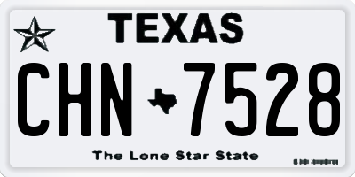 TX license plate CHN7528