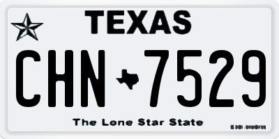 TX license plate CHN7529