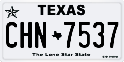 TX license plate CHN7537