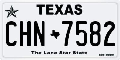 TX license plate CHN7582