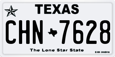 TX license plate CHN7628