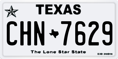 TX license plate CHN7629