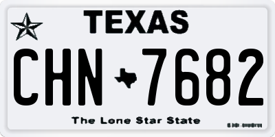 TX license plate CHN7682