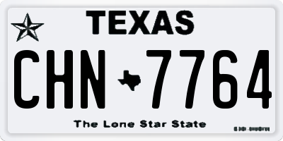 TX license plate CHN7764