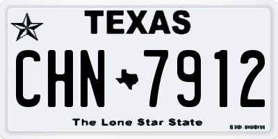TX license plate CHN7912