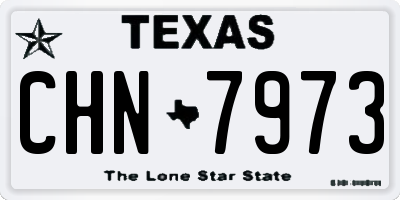 TX license plate CHN7973
