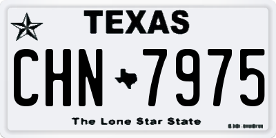 TX license plate CHN7975