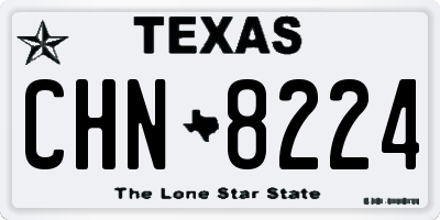 TX license plate CHN8224