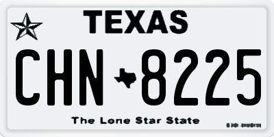 TX license plate CHN8225