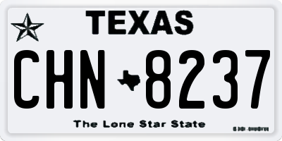 TX license plate CHN8237
