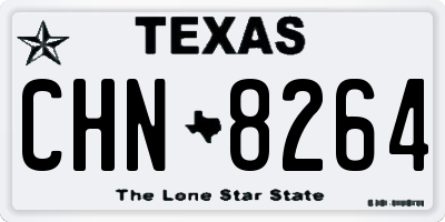 TX license plate CHN8264