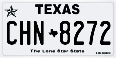 TX license plate CHN8272