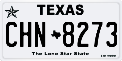 TX license plate CHN8273