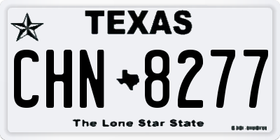 TX license plate CHN8277