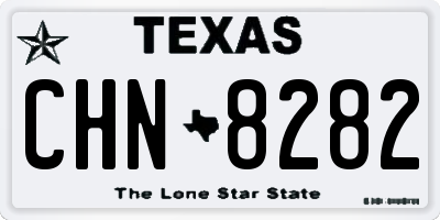 TX license plate CHN8282