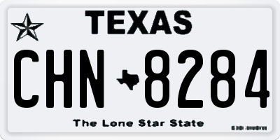 TX license plate CHN8284