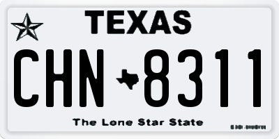 TX license plate CHN8311