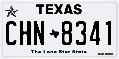TX license plate CHN8341