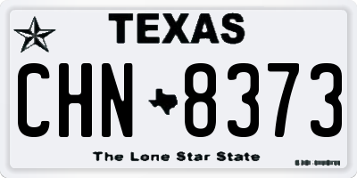 TX license plate CHN8373