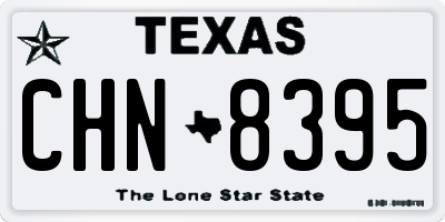 TX license plate CHN8395