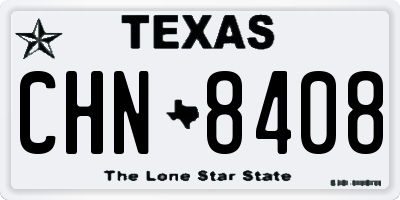 TX license plate CHN8408