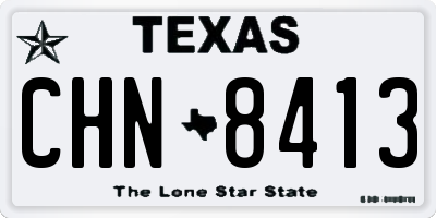 TX license plate CHN8413