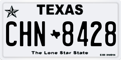 TX license plate CHN8428