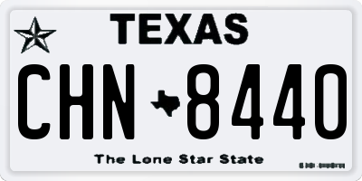 TX license plate CHN8440