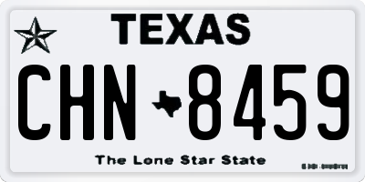 TX license plate CHN8459