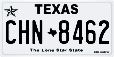 TX license plate CHN8462