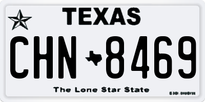 TX license plate CHN8469
