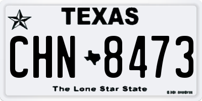 TX license plate CHN8473