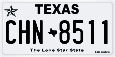 TX license plate CHN8511