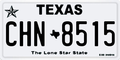 TX license plate CHN8515