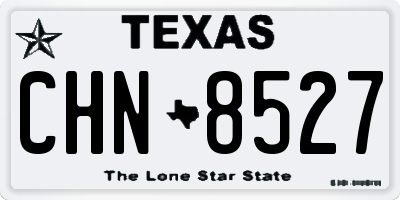 TX license plate CHN8527