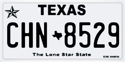 TX license plate CHN8529
