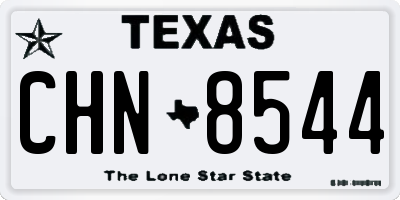 TX license plate CHN8544